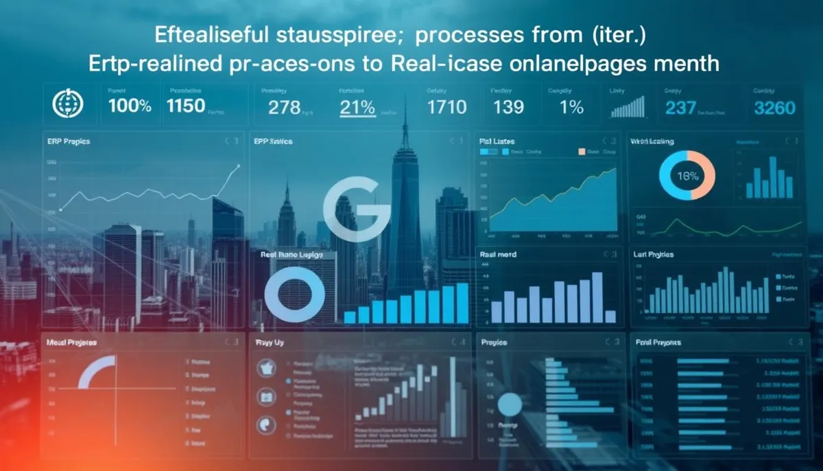 ERP integration dashboard