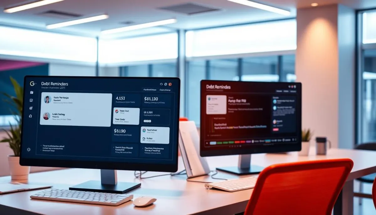 Automated reminders for debt collection Automated reminders for debt collection