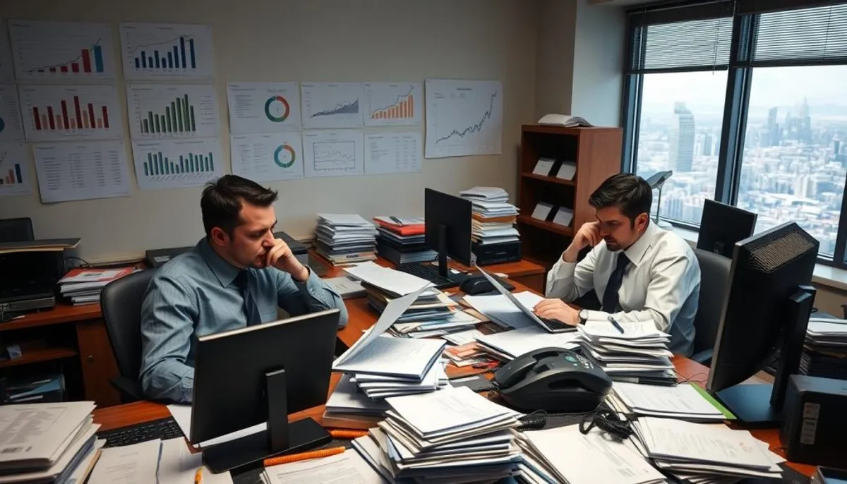 Debt collectors at work Debt collectors at work