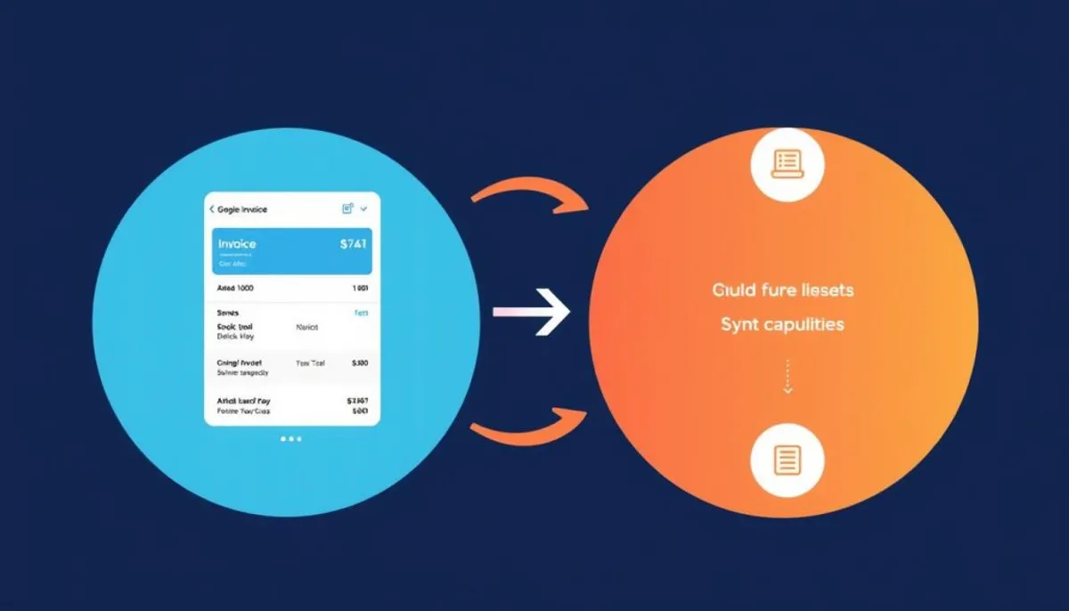 iPhone invoice software sync capabilities