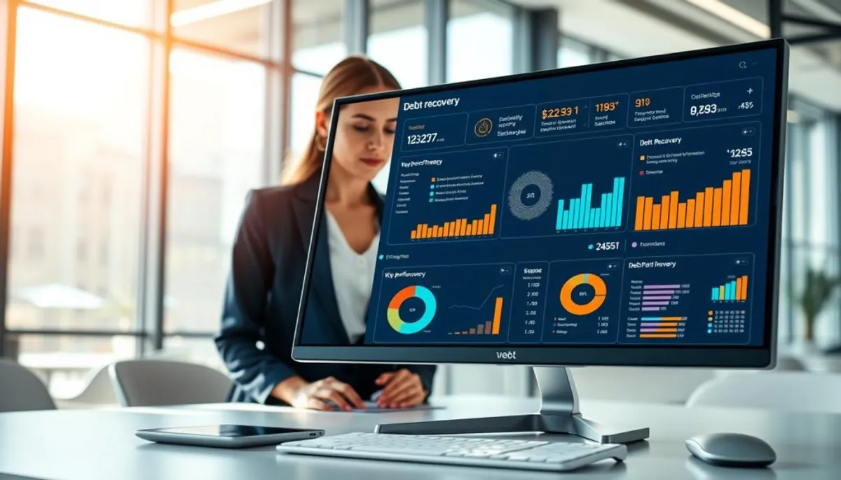modern debt recovery strategy dashboard
