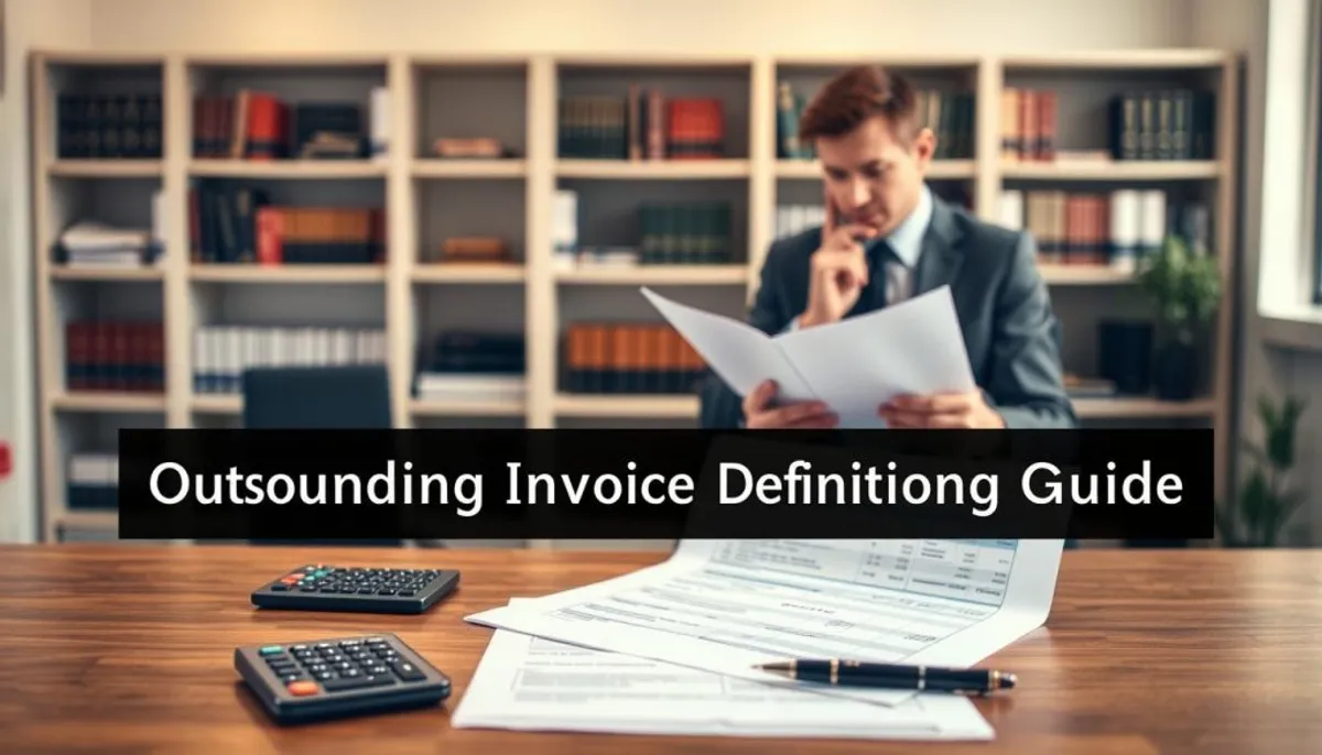 outstanding invoice definition