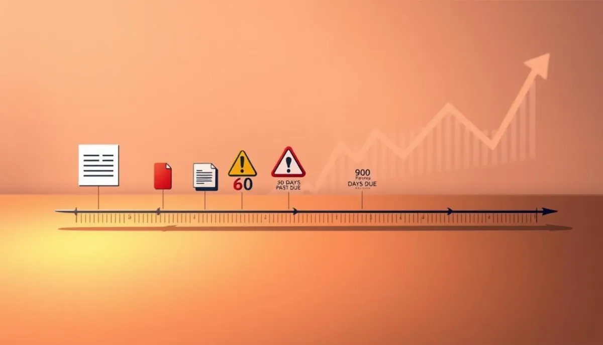 overdue accounts timeline