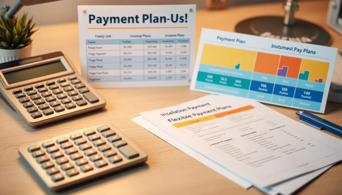 Payment plan options Payment plan options