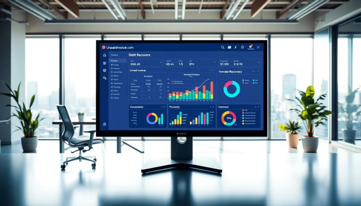 Unpaid-Invoices.com automated debt recovery dashboard