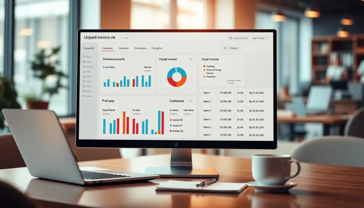 unpaid-invoices.com dashboard features