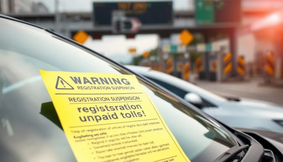 Vehicle Registration Suspension Warning